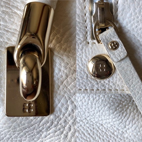 AUTHENTIC Kate Spade White Pebbled Leather Satchel - Picture 4 of 8